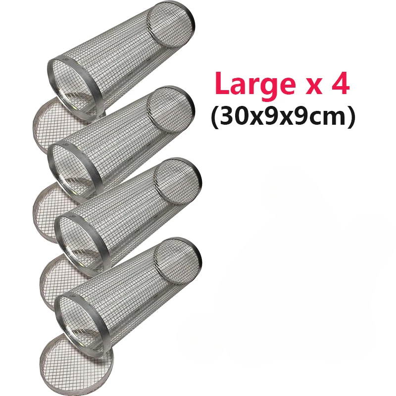 Rolling BBQ Grill Basket with Round Campfire Grate 7